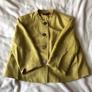 Jones New York green-yellow jacket.